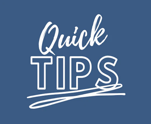 Quick Tips text