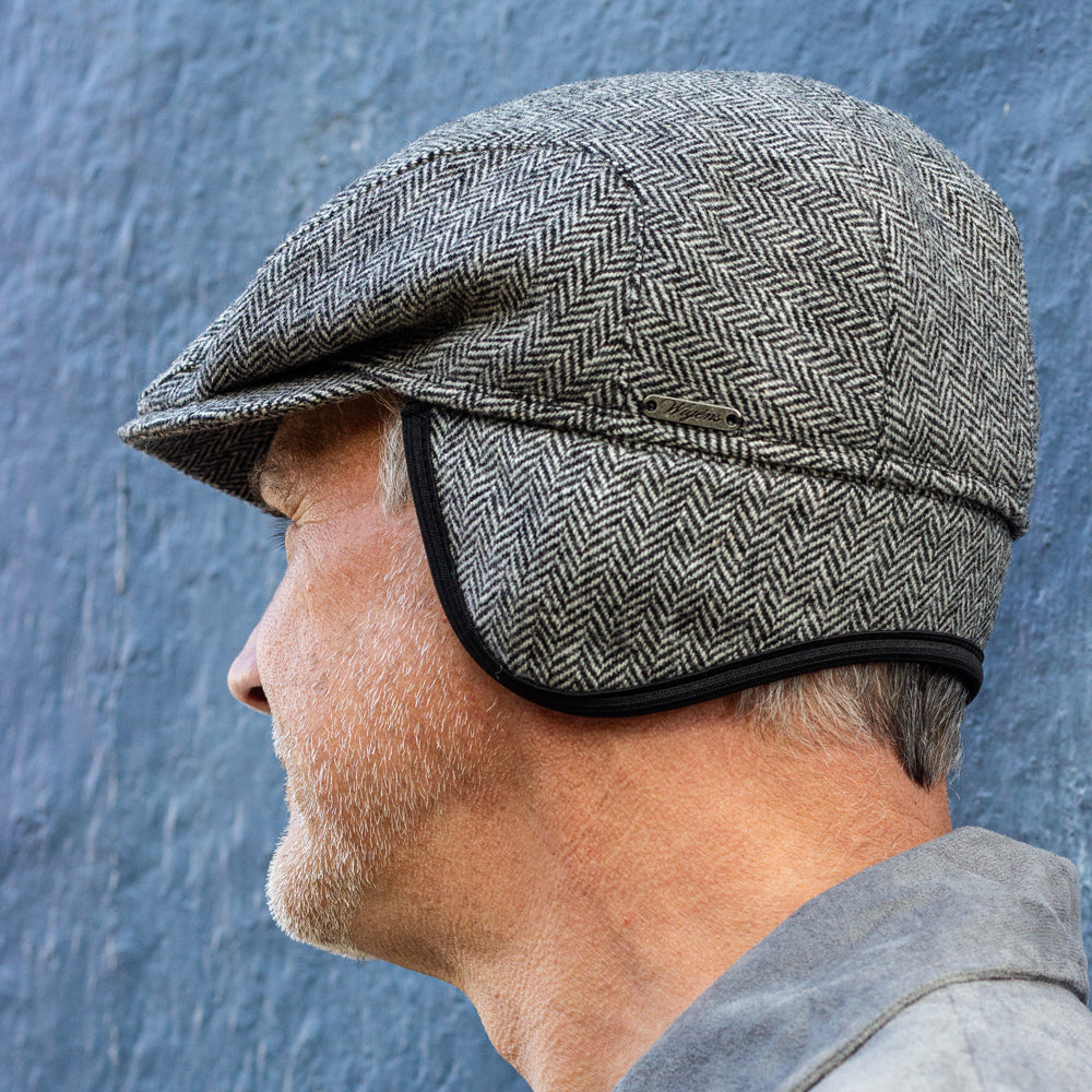 mens winter dress hats with ear flaps Men's Squall Sherpa Fleece Lined Waterproof Winter Hat