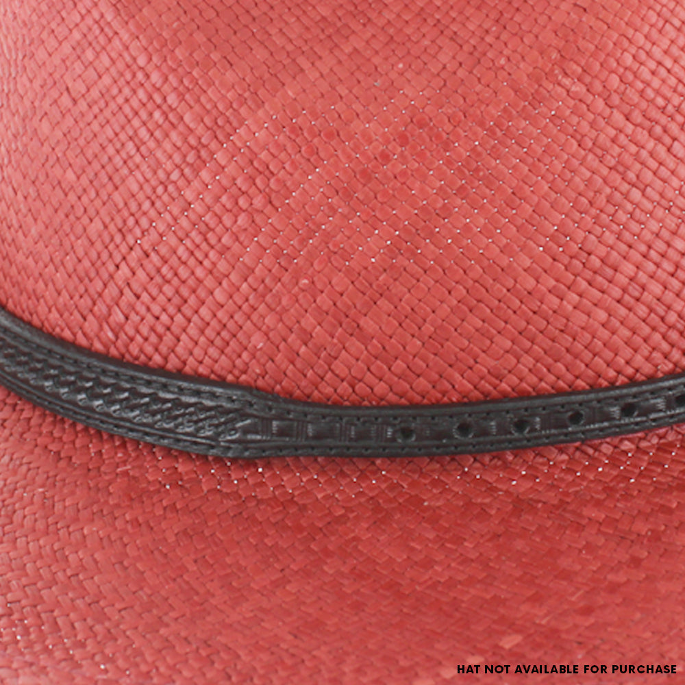 Hand Tooled Leather Hat Band Unisex Hat Cap Hats In The Belfry Shop   Hats in the Belfry