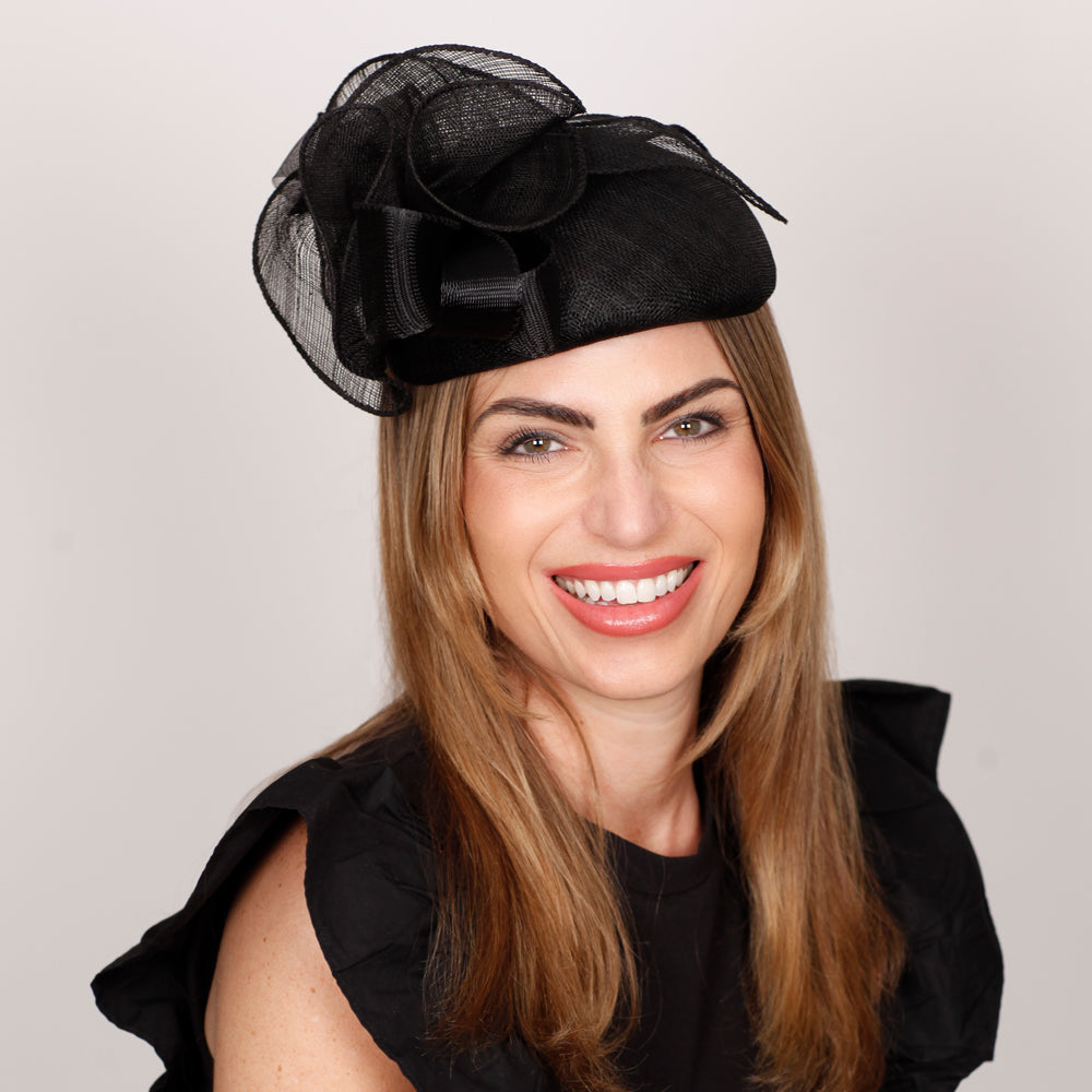 Women Belfry Cinzia Black Fascinator – Hats in the Belfry