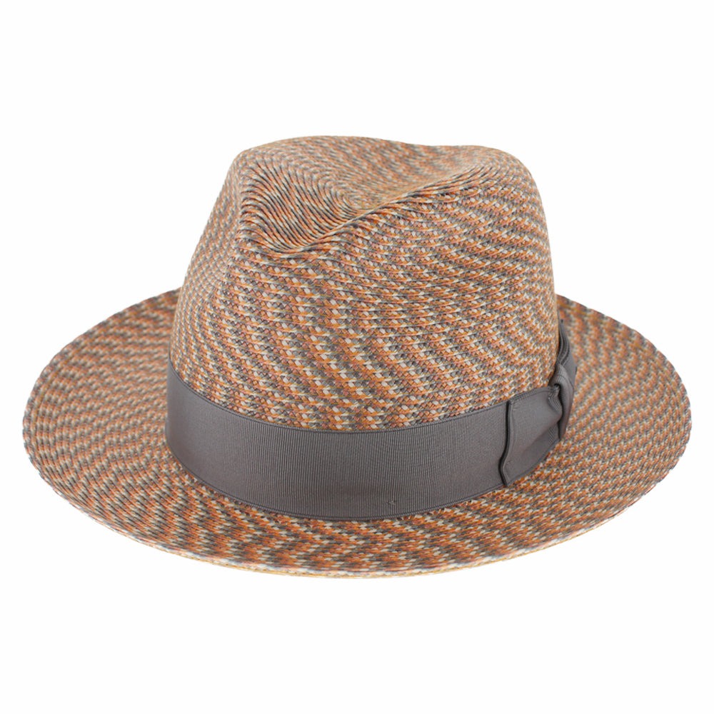 Stetson Charcoal Unisex Hat with Patterned Band Folklore | Stetson main image 2