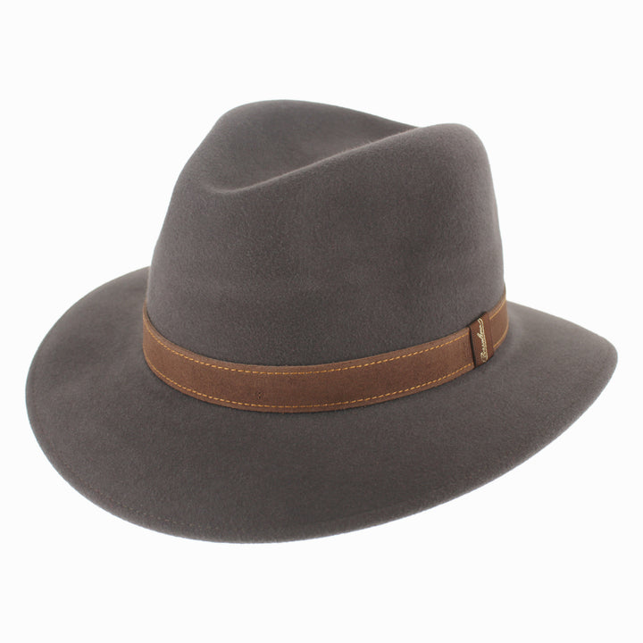 Alessandria Classic Safari - Borsalino Collection Unisex Hat Cap Borsalino Brown 57 Hats in the Belfry
