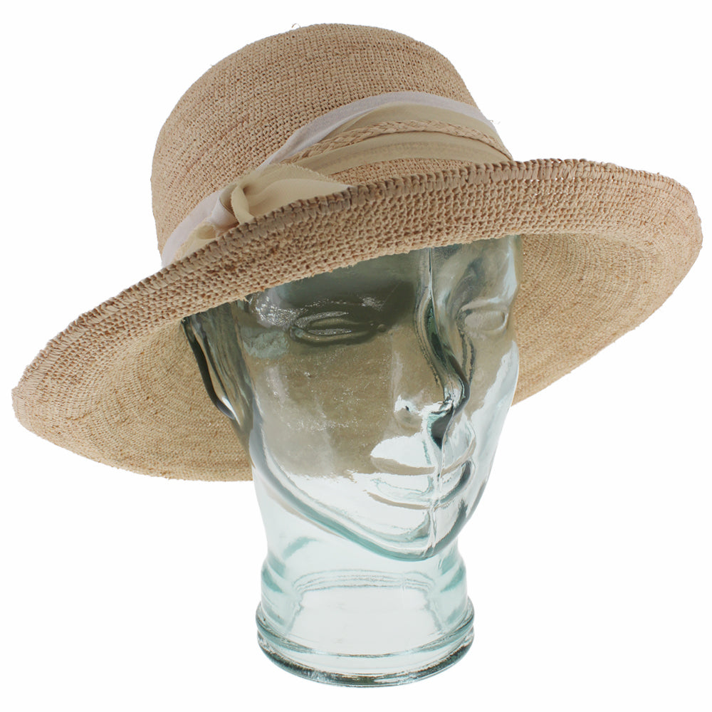 Belfry Sara Roll Brim Raffia Straw Sun Hat Hats in the Belfry