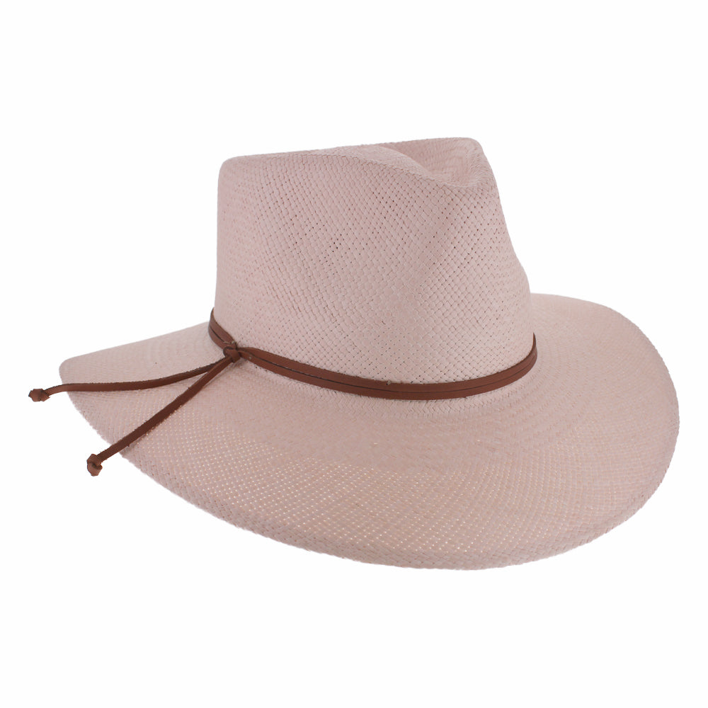 Belfry Tessa Pink Wide Brim Panama Hat Hats in the Belfry – Hats