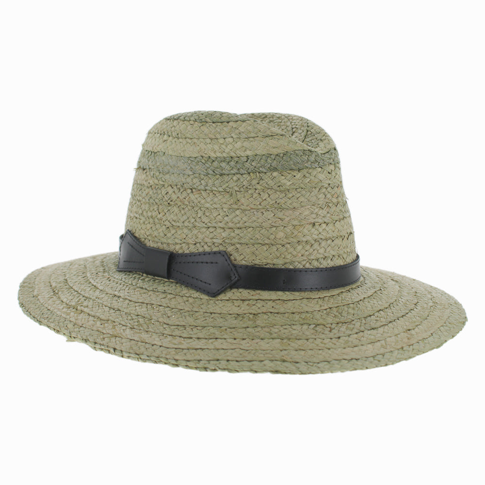 Belfry Arcari Green Straw Fedora Hat Weather Outfits – Hats  display picture 1