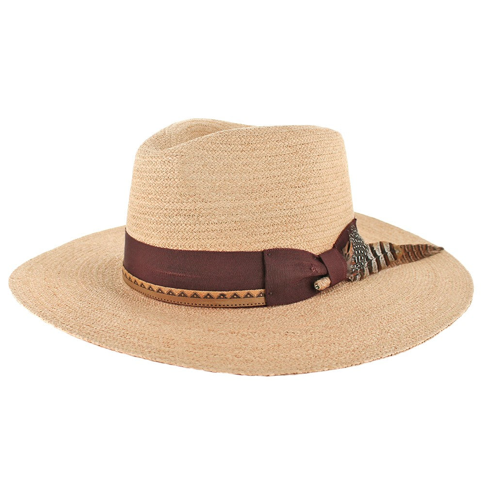 Belfry Frisco - Straw Fedora Unisex Hat Cap Hats In The Belfry Natural - FINAL SALE Small Hats in the Belfry