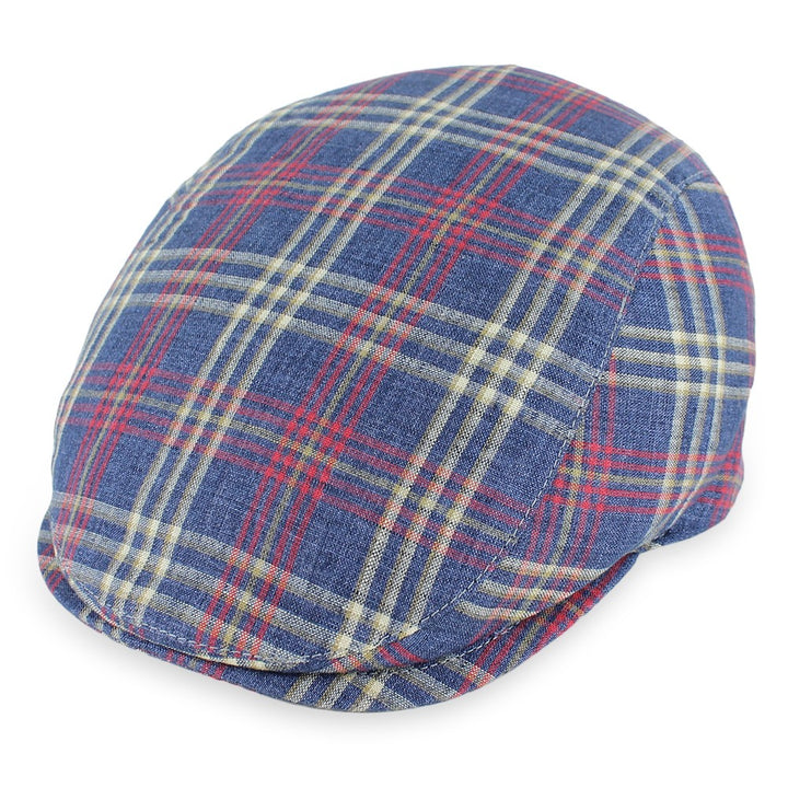 Belfry Eleo - Belfry Italia Unisex Hat Cap Hats and Brothers Blue Plaid Small Hats in the Belfry