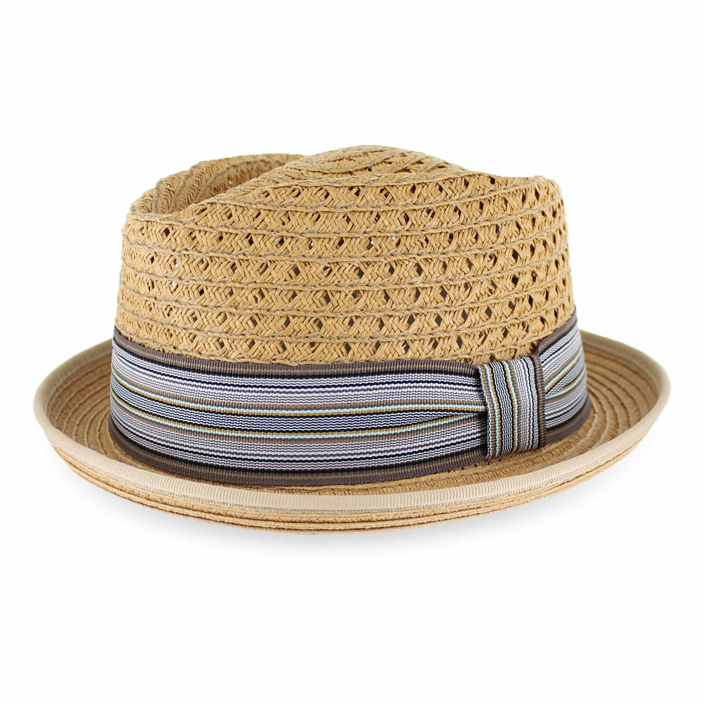Buy Belfry Malone – Vented Paper Straw Pork Pie Hat – Hats in the