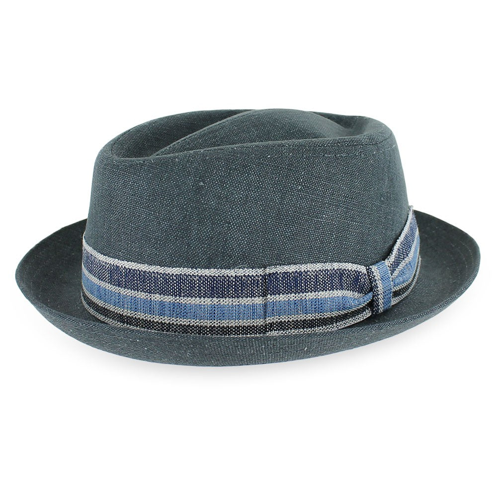 Belfry Reno Blue Line Pork Pie Hat Hats in the Belfry – Hats in