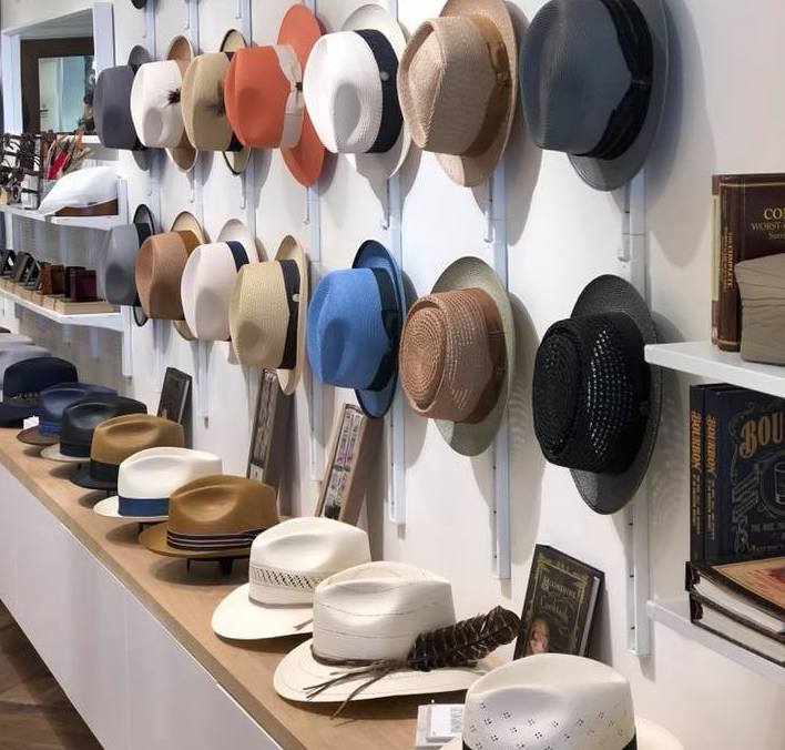 Wall of hats