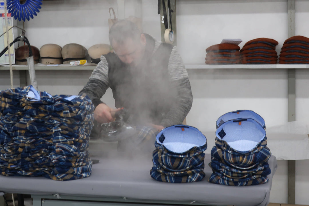Man making Caps