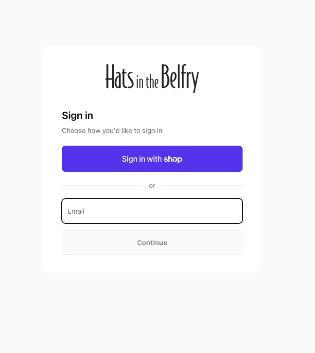 image of sign in page