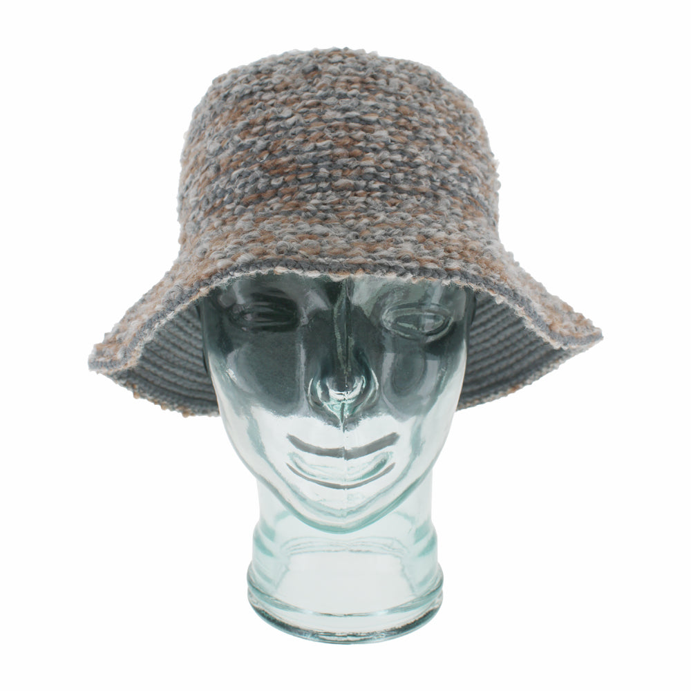 Belfry Adelma grey packable bucket hat offering comfort, simplicity, and travel-friendly design