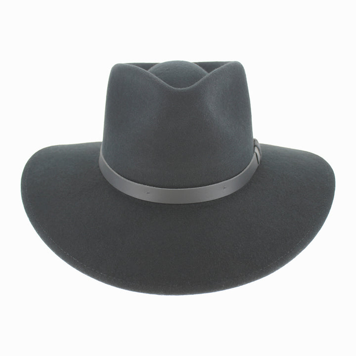 Black wool Belfry Alejandro safari hat, water-repellent and packable for everyday fall winter adventures