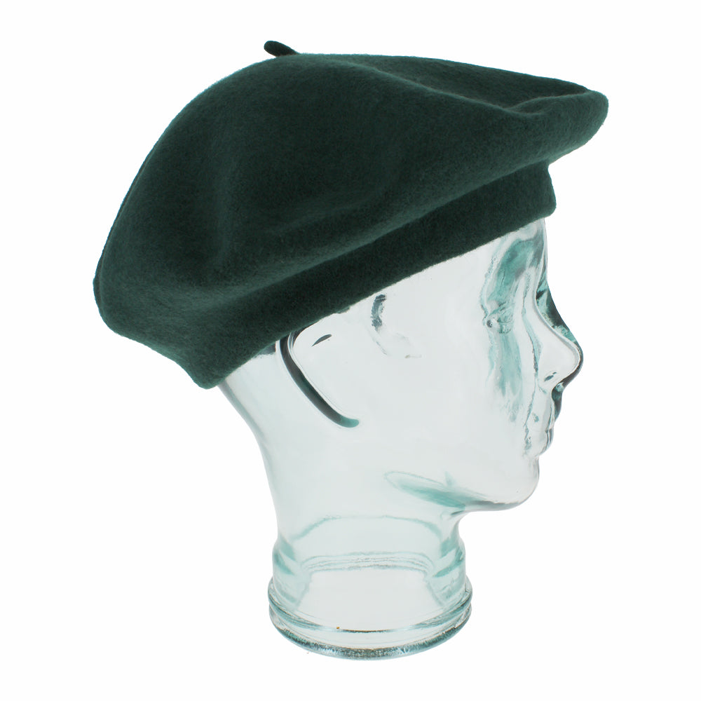 Kathy Jeanne green wool tam beret, versatile cold-weather accessory