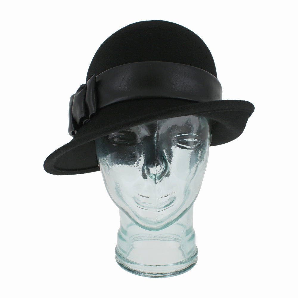 Belfry Carabelle black cloche hat blending classic elegance with modern craftsmanship