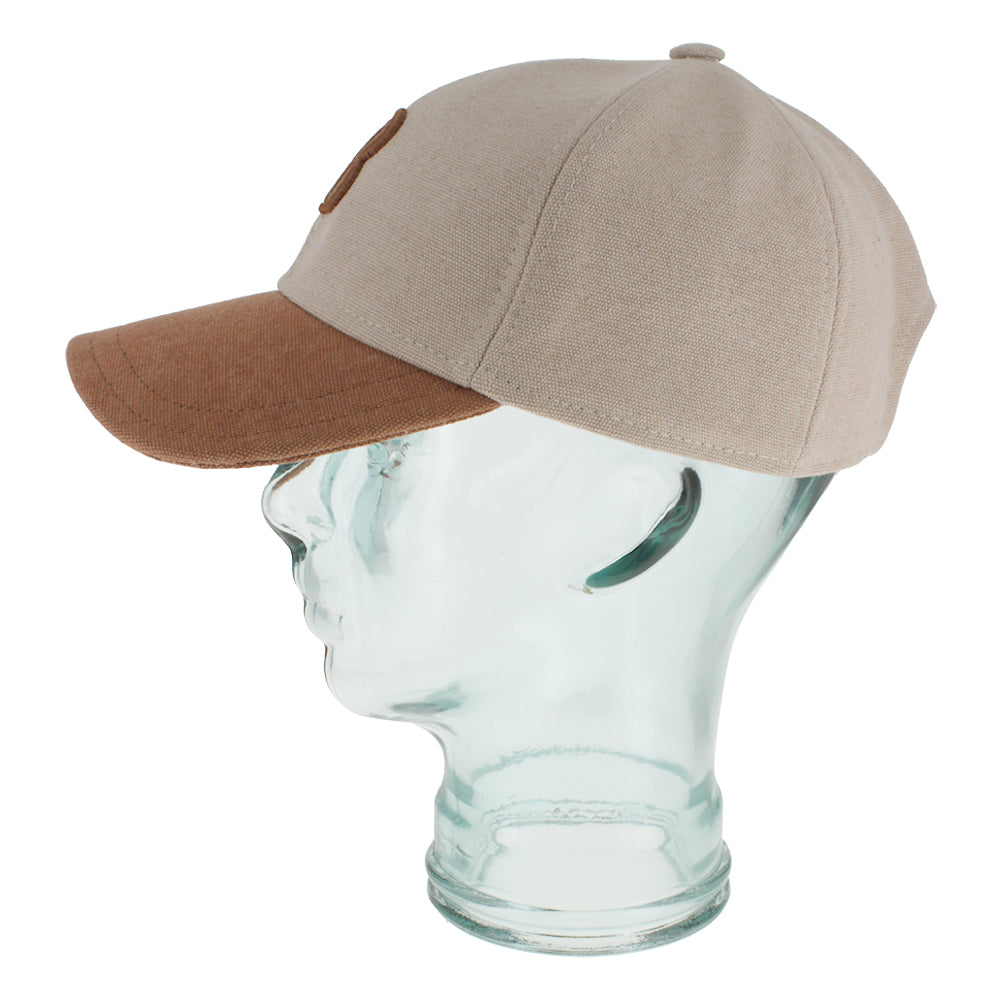 Dune adobe baseball cap in 100% cotton with breathable lightweight comfort