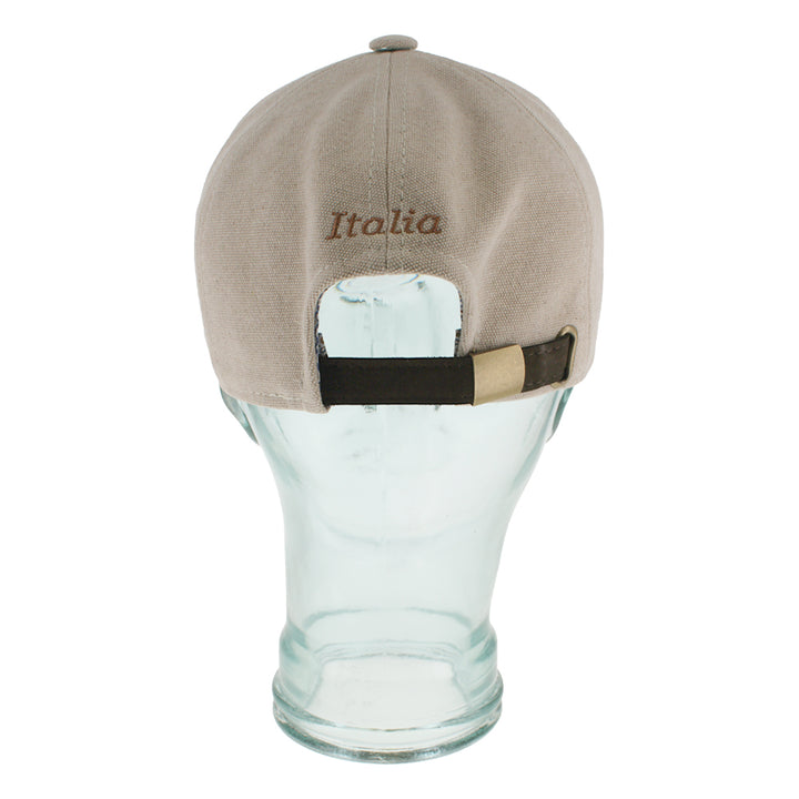 Dune adobe canvas baseball cap with breathable design for everyday wear
