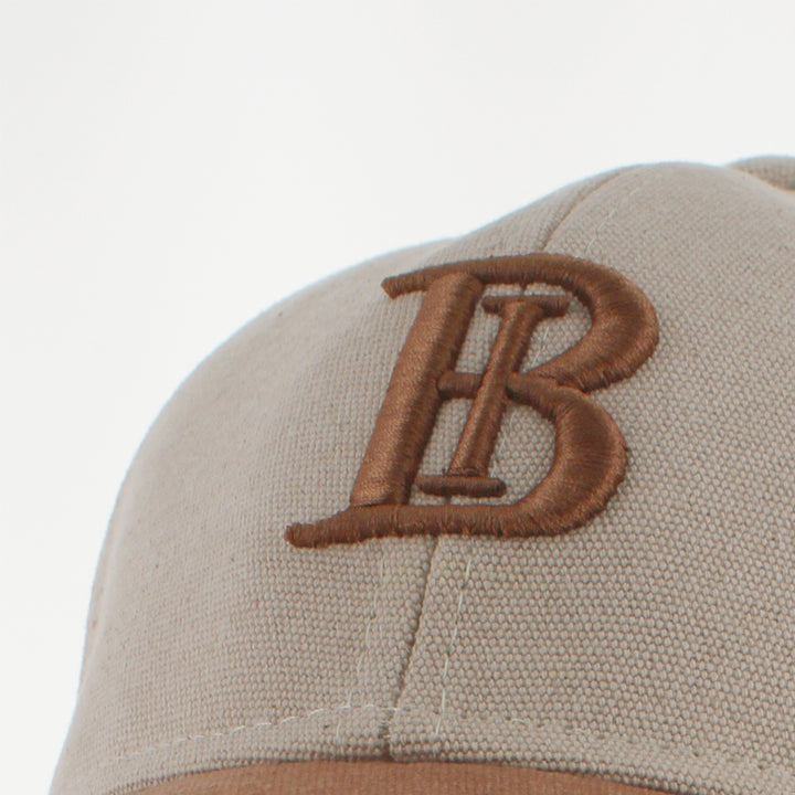 Belfry Facchetti dune adobe baseball cap with canvas build and adjustable fit