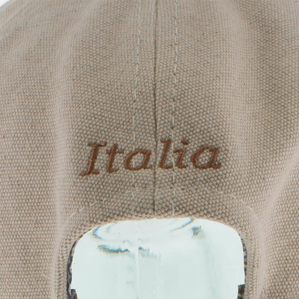 Belfry Italia dune adobe baseball cap with premium cotton and refined finish