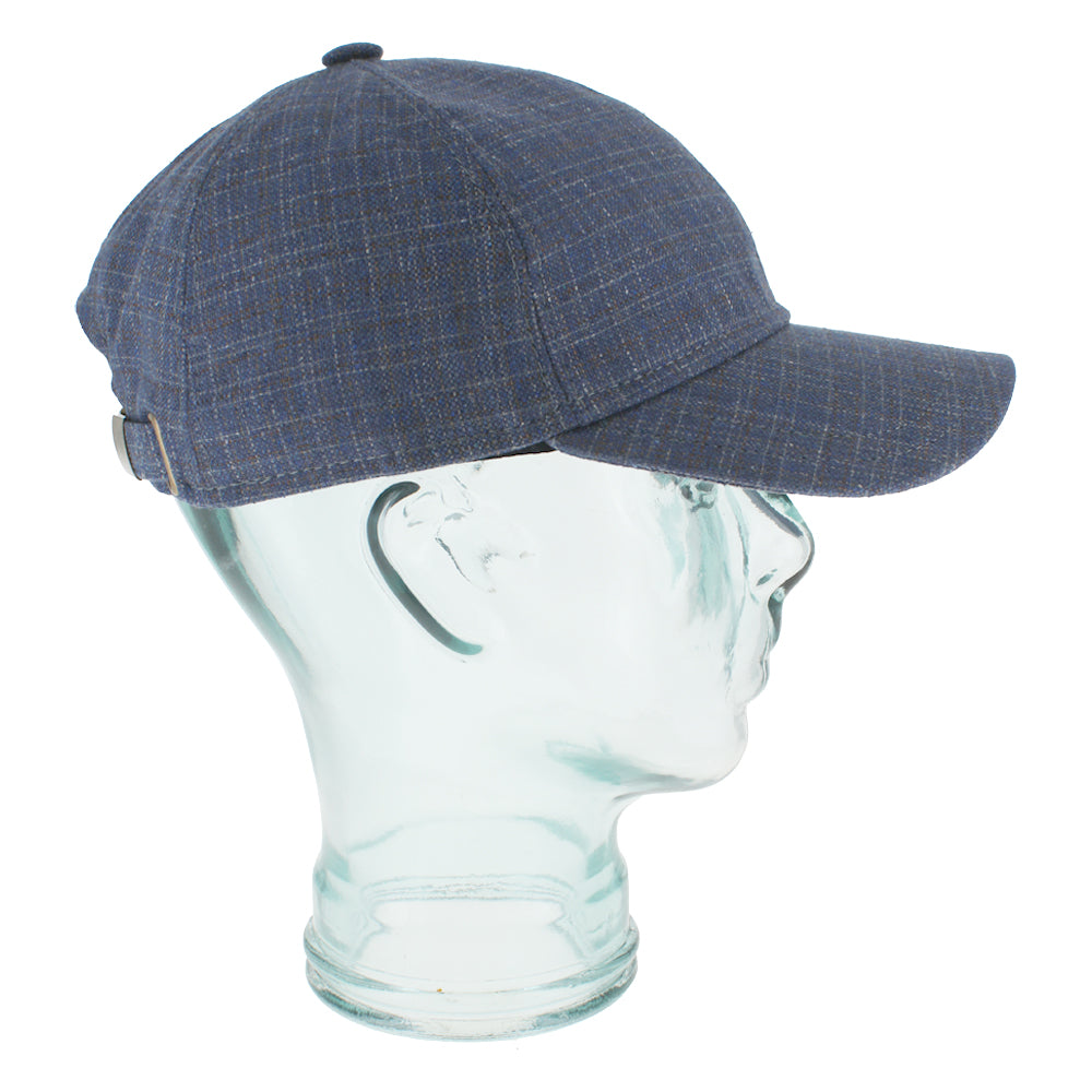 Belfry Italia navy baseball cap with premium silk fabric and elegant finish