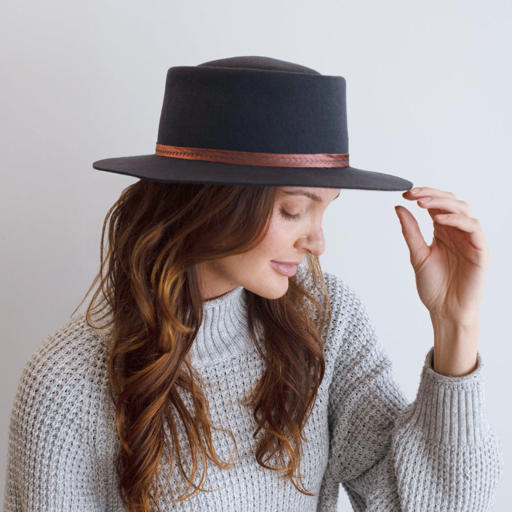 Grey Belfry Gessica bolero featuring sleek wool body and customizable gold chain detail