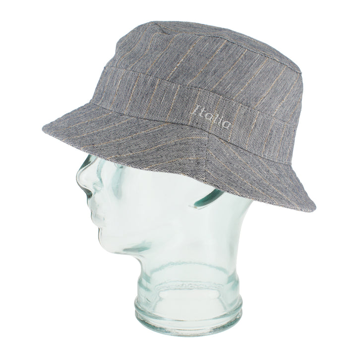 Belfry Guarneri blue bucket hat with cotton fabric and relaxed casual design