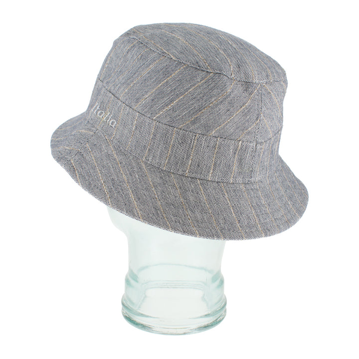 Lightweight blue bucket hat with soft structure for casual everyday styling