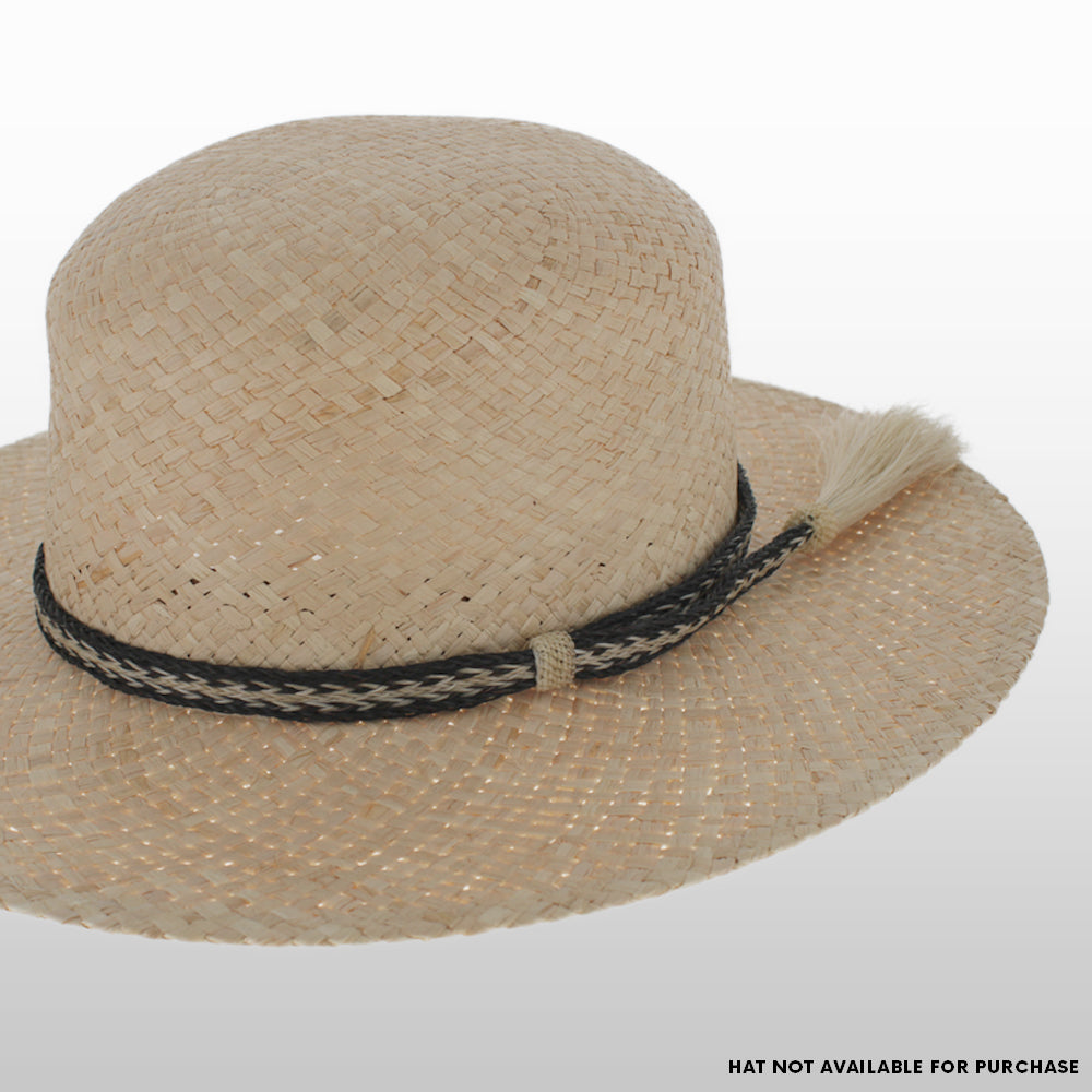 Five Strand Horsehair Hat Band Unisex Hat Cap Hats In The Belfry Shop Natural 48  Hats in the Belfry