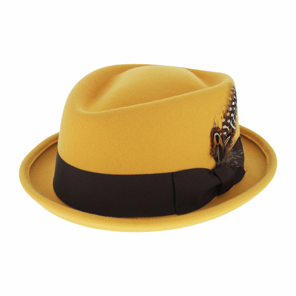 Hats in the Belfry Jazz Diamond Crown Wool Pork Pie