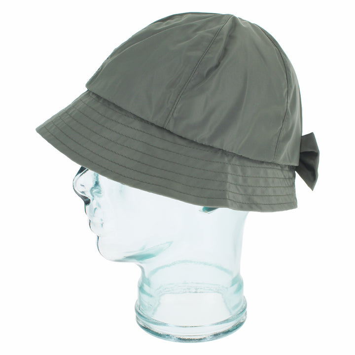 Belfry Massari olive green cloche with a flat-pack design for travel