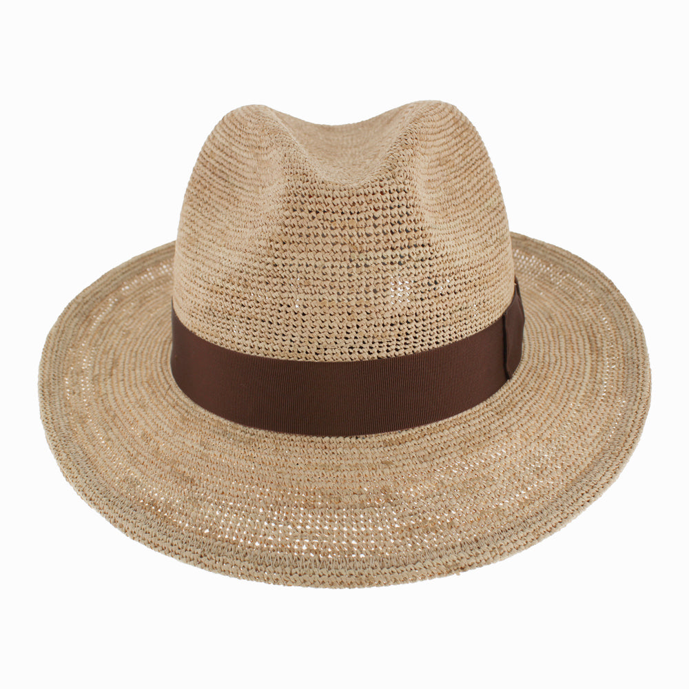 Belfry Monza fedora in natural color with classic styling – durable and airy headwear for sunny