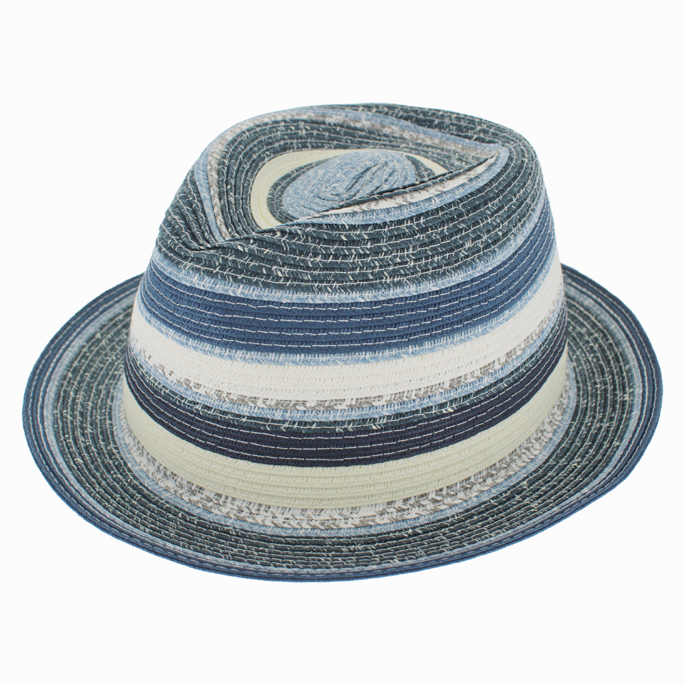 Stingy Brim Fedora Blue Hats