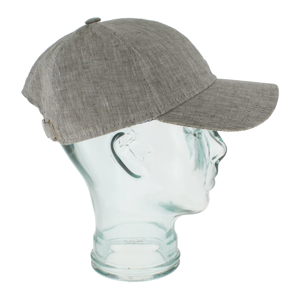 Belfry Italia green baseball cap with premium linen fabric and comfortable fit