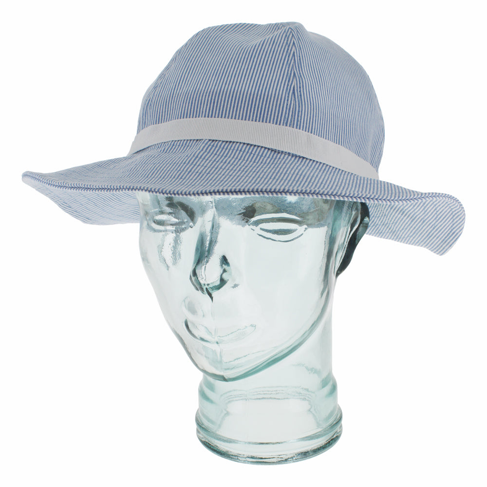 Belfry Italia blue bonnet hat with breathable fabric and classic elegant style