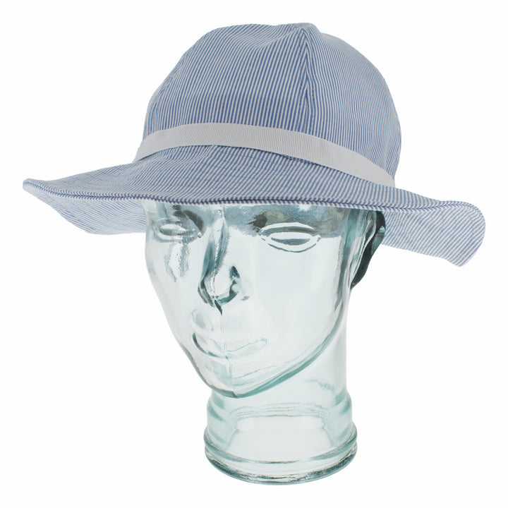 Belfry Italia blue bonnet hat with breathable fabric and classic elegant style