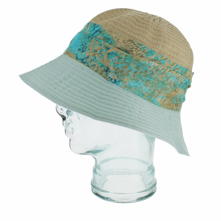 Belfry Italia teal blue bucket hat with wide brim for sun protection and style