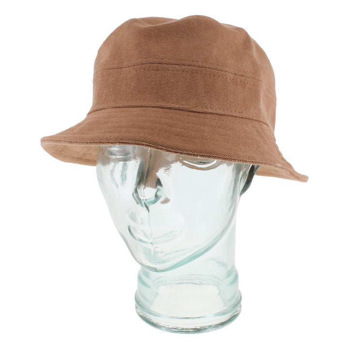 Adobe cotton bucket hat with durable canvas and lightweight breathable everyday design