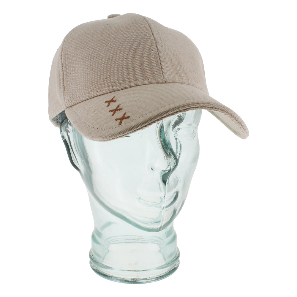 Adobe cotton baseball cap with lightweight canvas and breathable everyday comfort
