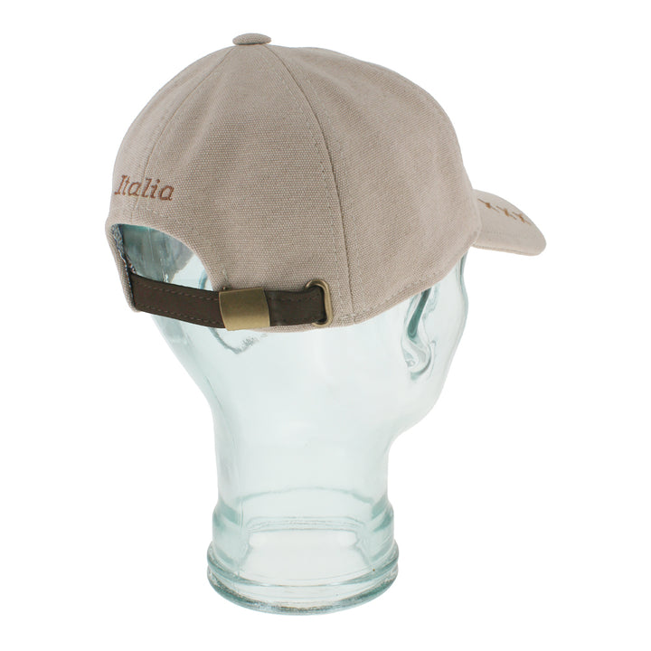 Lightweight adobe cotton baseball cap with structured shape for casual wear