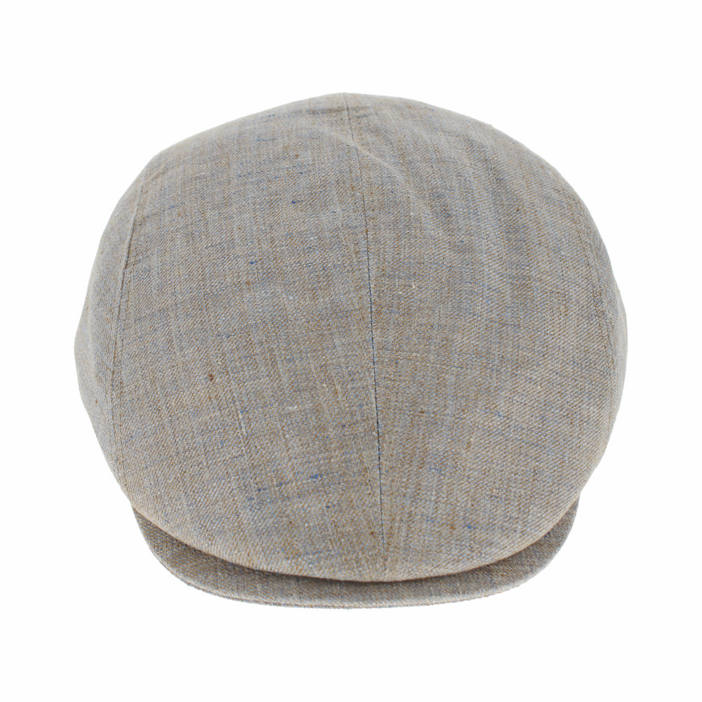 Tan linen ivy cap with clean finish designed for versatile everyday wear