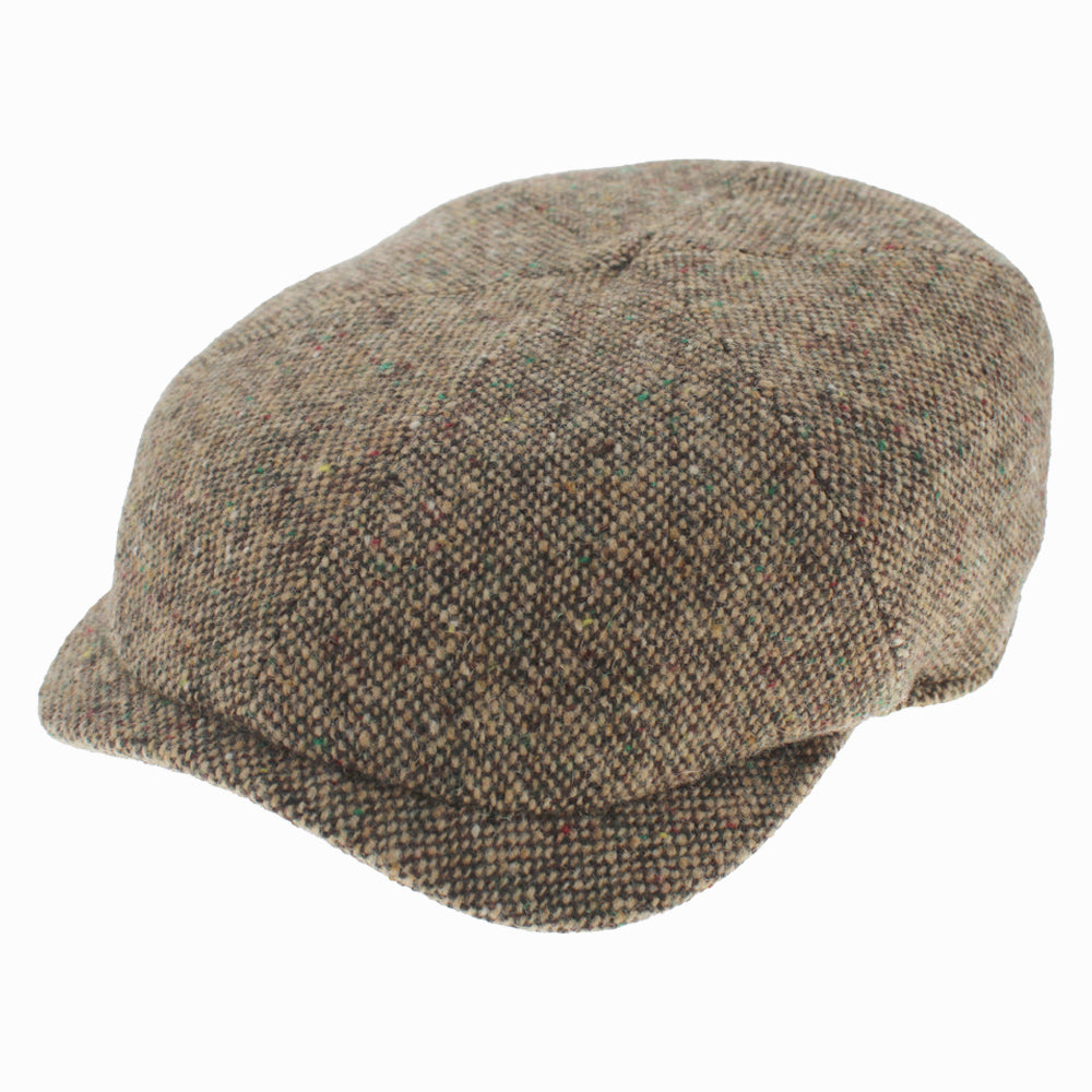 Wigens Thomas Donegal Tweed Wool-European Newsboy Newsie baker boy