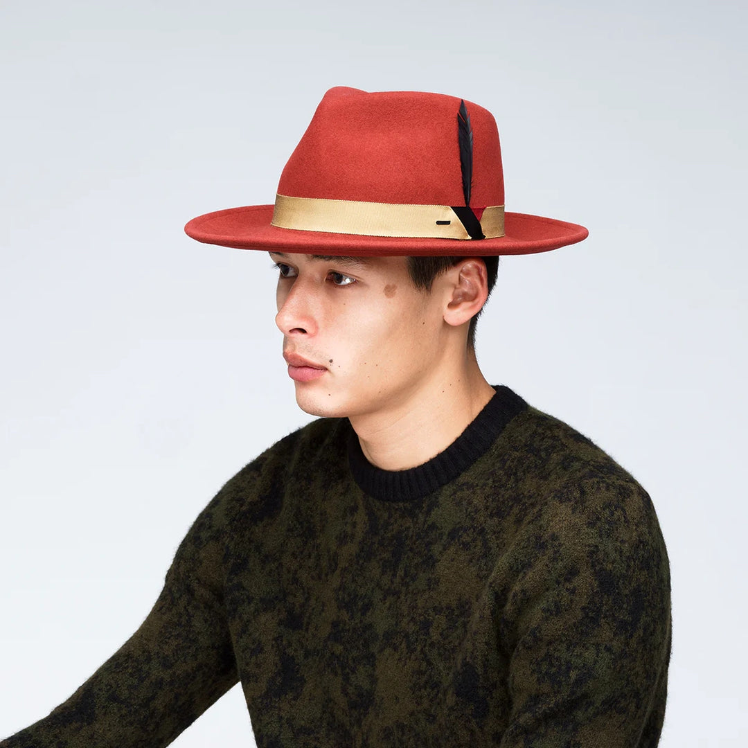 Kinns Wool Felt Fedora- Bailey 1922 Collection Made in USA