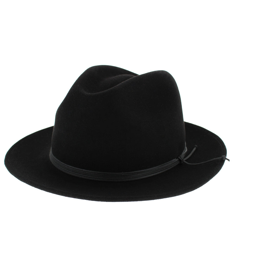 Stetson Overlea - Handmade for Belfry Unisex Hat Cap Stetson Black 6 7/8 Hats in the Belfry