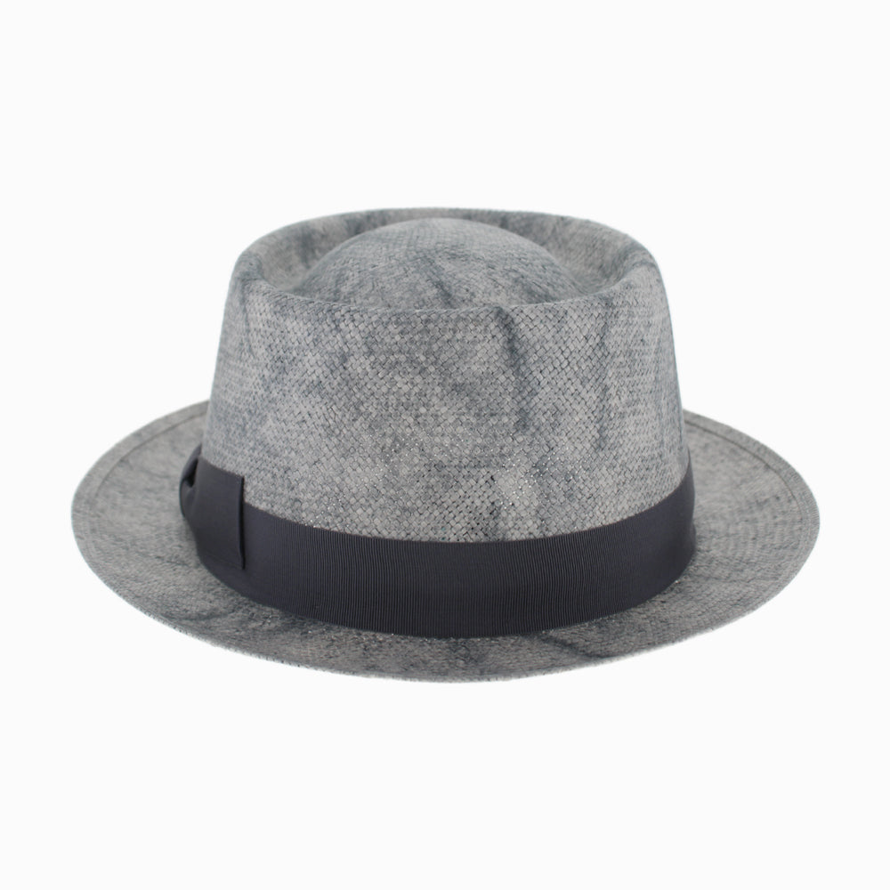 Belfry Villaggio Grey Straw Fedora Hats in the Belfry – Hats in