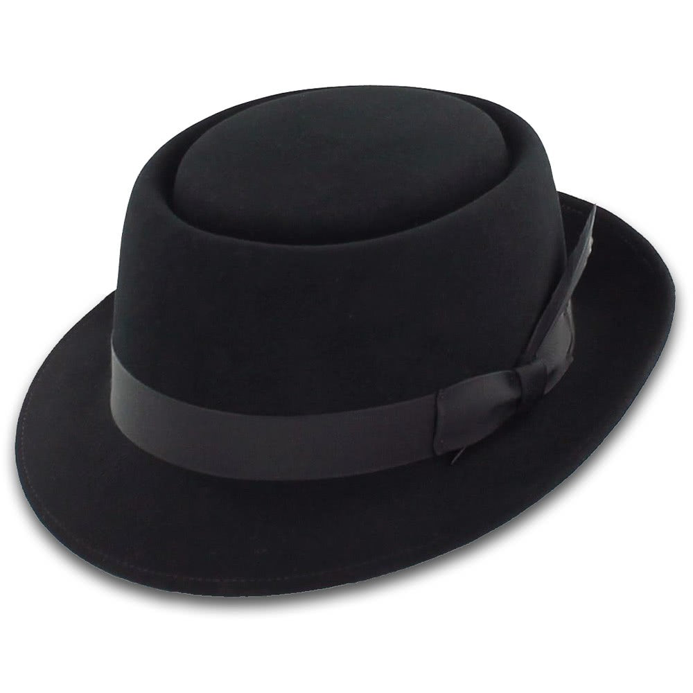Round Shape Black Round Hat Mens Belfry Brubeck C Handmade For