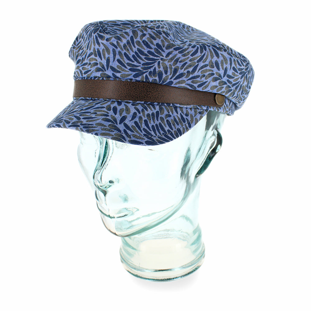 Belfry Claudia - Belfry Italia Unisex Hat Cap Hats and Brothers Blue Leaf Small Hats in the Belfry