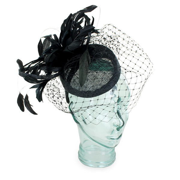 Women\'s Giovannio Extra Wide Brimmed Emma B Fancy Brown Derby Tea Hat Feathers Giovannio | Accessories | Womens Giovannio Extra Wide  main image 2