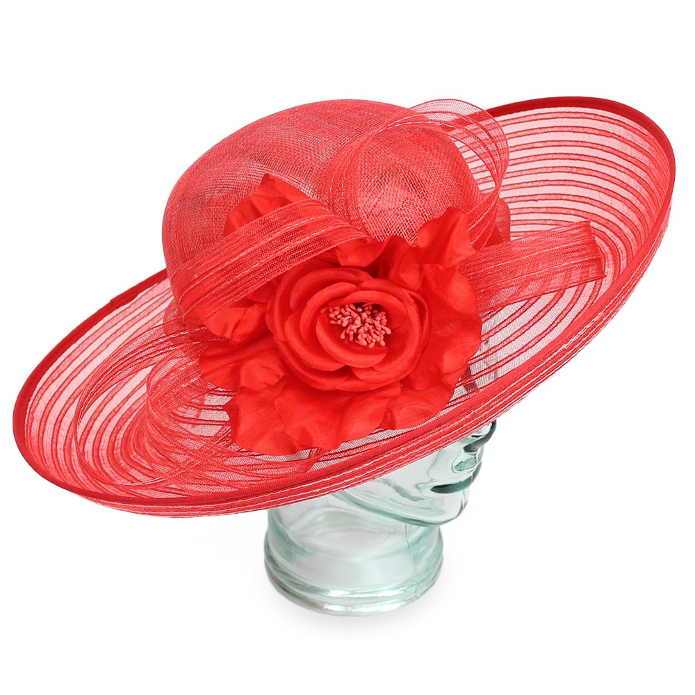 Riviera - Emma B by Giovannio Unisex Hat Cap Giovannio red  Hats in the Belfry