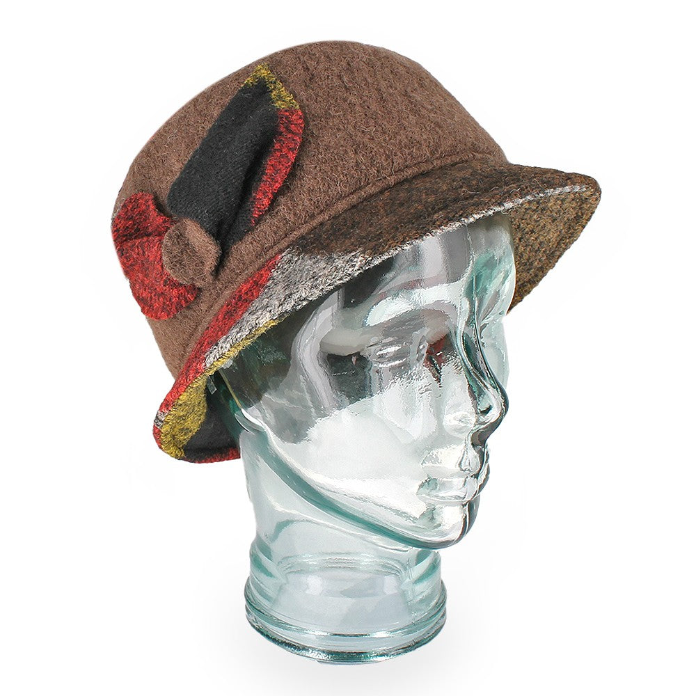 Belfry Martina - Belfry Italia Unisex Hat Cap Carina Red/Brow One Size Fits Most Hats in the Belfry